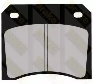 Комплект тормозных колодок, дисковый тормоз Brake ENGINEERING купить