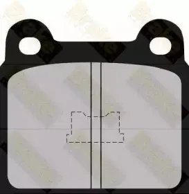 Комплект тормозных колодок, дисковый тормоз Brake ENGINEERING купить