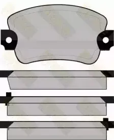 Комплект тормозных колодок, дисковый тормоз Brake ENGINEERING купить