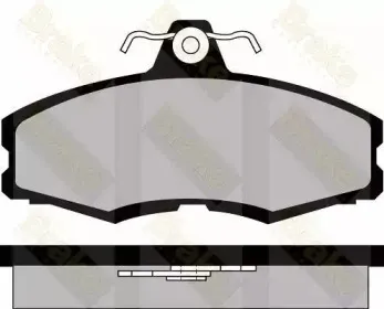 Комплект тормозных колодок, дисковый тормоз Brake ENGINEERING купить