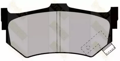 Комплект тормозных колодок, дисковый тормоз Brake ENGINEERING купить