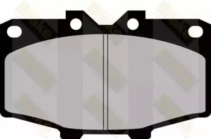 Комплект тормозных колодок, дисковый тормоз Brake ENGINEERING купить