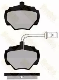 Комплект тормозных колодок, дисковый тормоз Brake ENGINEERING купить