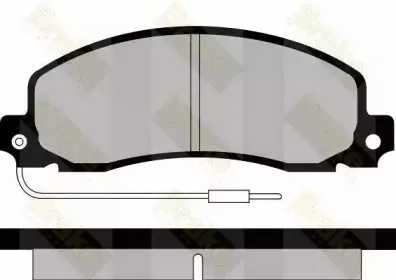 Комплект тормозных колодок, дисковый тормоз Brake ENGINEERING купить