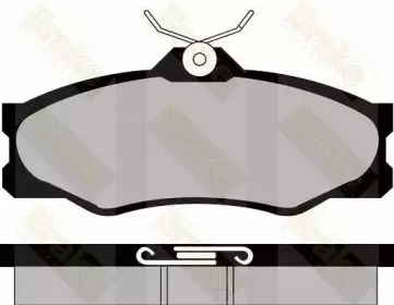 Комплект тормозных колодок, дисковый тормоз Brake ENGINEERING купить