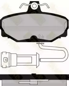 Комплект тормозных колодок, дисковый тормоз Brake ENGINEERING купить