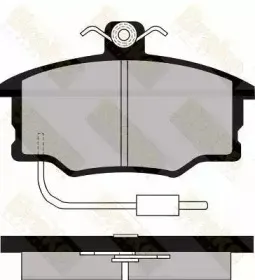 Комплект тормозных колодок, дисковый тормоз Brake ENGINEERING купить