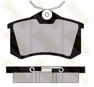 Комплект тормозных колодок, дисковый тормоз Brake ENGINEERING купить