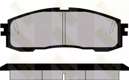 Комплект тормозных колодок, дисковый тормоз Brake ENGINEERING купить