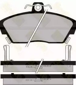 Комплект тормозных колодок, дисковый тормоз Brake ENGINEERING купить