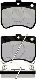Комплект тормозных колодок, дисковый тормоз Brake ENGINEERING купить