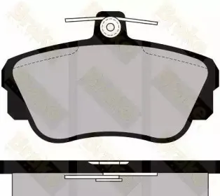 Комплект тормозных колодок, дисковый тормоз Brake ENGINEERING купить
