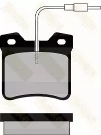 Комплект тормозных колодок, дисковый тормоз Brake ENGINEERING купить