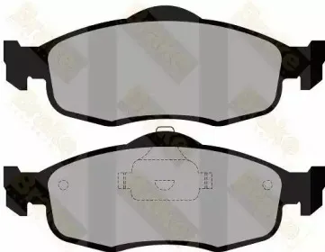 Комплект тормозных колодок, дисковый тормоз Brake ENGINEERING купить