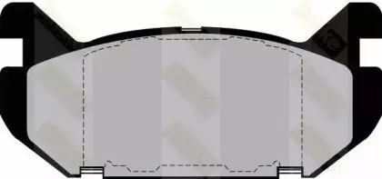 Комплект тормозных колодок, дисковый тормоз Brake ENGINEERING купить