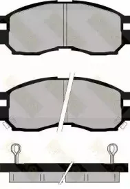 Комплект тормозных колодок, дисковый тормоз Brake ENGINEERING купить