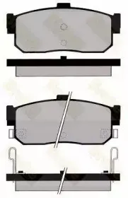 Комплект тормозных колодок, дисковый тормоз Brake ENGINEERING купить