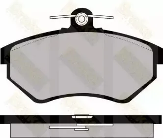 Комплект тормозных колодок, дисковый тормоз Brake ENGINEERING купить