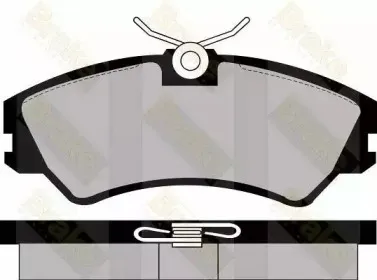 Комплект тормозных колодок, дисковый тормоз Brake ENGINEERING купить