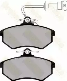 Комплект тормозных колодок, дисковый тормоз Brake ENGINEERING купить