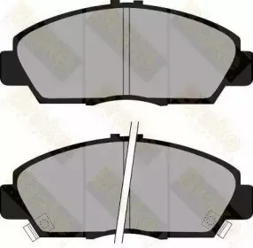 Комплект тормозных колодок, дисковый тормоз Brake ENGINEERING купить