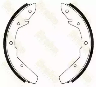Комплект тормозных колодок Brake ENGINEERING купить