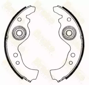 Комплект тормозных колодок Brake ENGINEERING купить