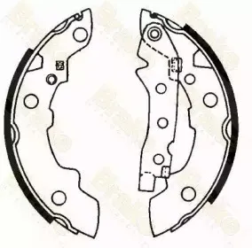 Комплект тормозных колодок Brake ENGINEERING купить