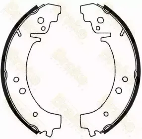 Комплект тормозных колодок Brake ENGINEERING купить