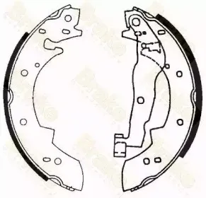 Комплект тормозных колодок Brake ENGINEERING купить