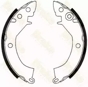 Комплект тормозных колодок Brake ENGINEERING купить