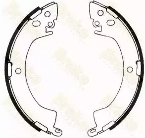 Комплект тормозных колодок Brake ENGINEERING купить