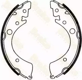 Комплект тормозных колодок Brake ENGINEERING купить