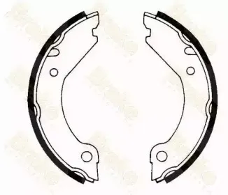 Комплект тормозных колодок, стояночная тормозная система Brake ENGINEERING купить