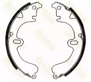 Комплект тормозных колодок Brake ENGINEERING купить