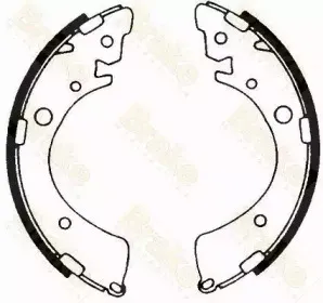 Комплект тормозных колодок Brake ENGINEERING купить