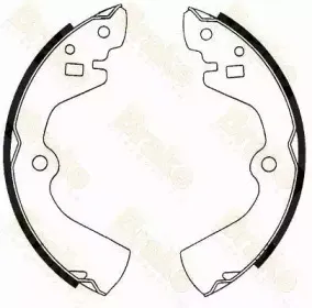 Комплект тормозных колодок Brake ENGINEERING купить