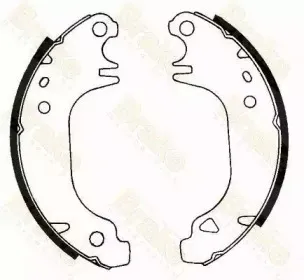 Комплект тормозных колодок Brake ENGINEERING купить