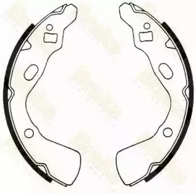 Комплект тормозных колодок Brake ENGINEERING купить