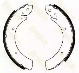 Комплект тормозных колодок Brake ENGINEERING купить