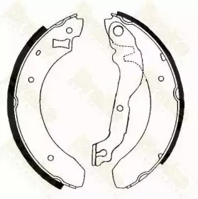 Комплект тормозных колодок Brake ENGINEERING купить