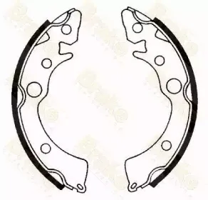 Комплект тормозных колодок Brake ENGINEERING купить