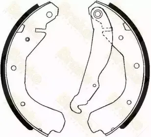 Комплект тормозных колодок Brake ENGINEERING купить