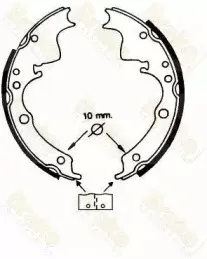 Комплект тормозных колодок Brake ENGINEERING купить