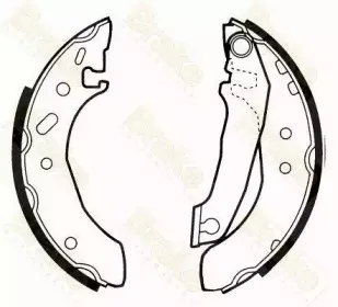 Комплект тормозных колодок Brake ENGINEERING купить