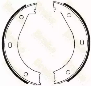 Комплект тормозных колодок, стояночная тормозная система Brake ENGINEERING купить