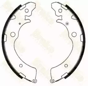 Комплект тормозных колодок Brake ENGINEERING купить