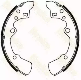 Комплект тормозных колодок Brake ENGINEERING купить