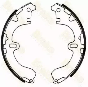 Комплект тормозных колодок Brake ENGINEERING купить