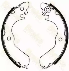 Комплект тормозных колодок Brake ENGINEERING купить